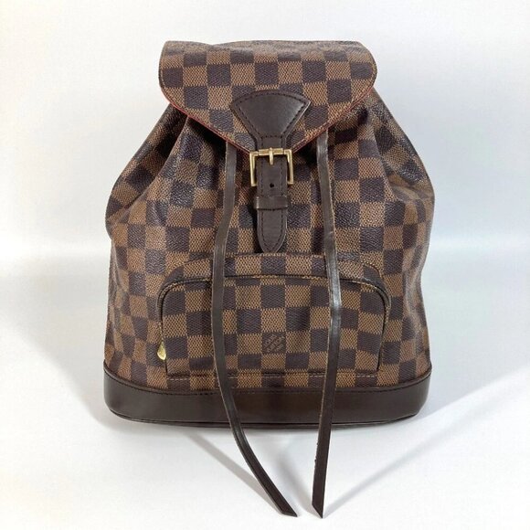LOUIS VUITTON N51143 Damier Montsouris MM SP order Backpack Canvas Ebene Brown - Picture 1 of 14